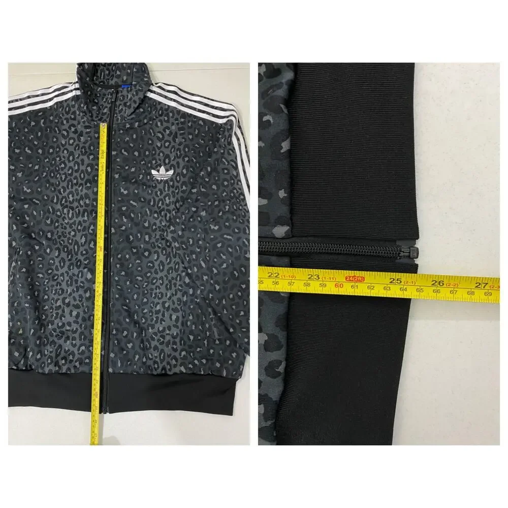 Adidas Originals Classics Firebird Loose Tracksuit Black Leopard Size XL